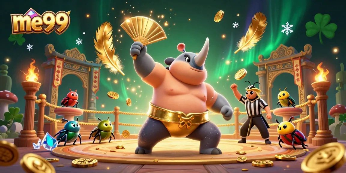 Experience thrilling gameplay at me99, where the action-packed sumo showdown sends coins flying!