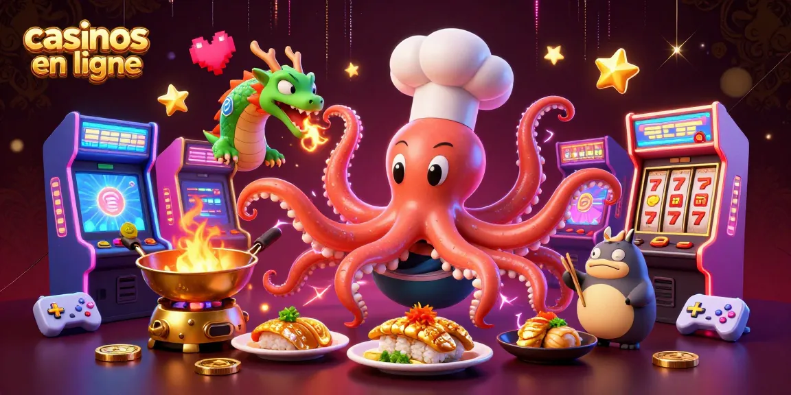 Des machines à sous et des personnages fantastiques dans une scène de casinos en ligne captivante.