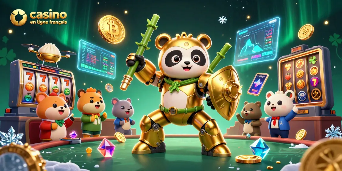 Plongez dans le monde du casino en ligne français avec des personnages captivants et des éléments de jeu vibrants.