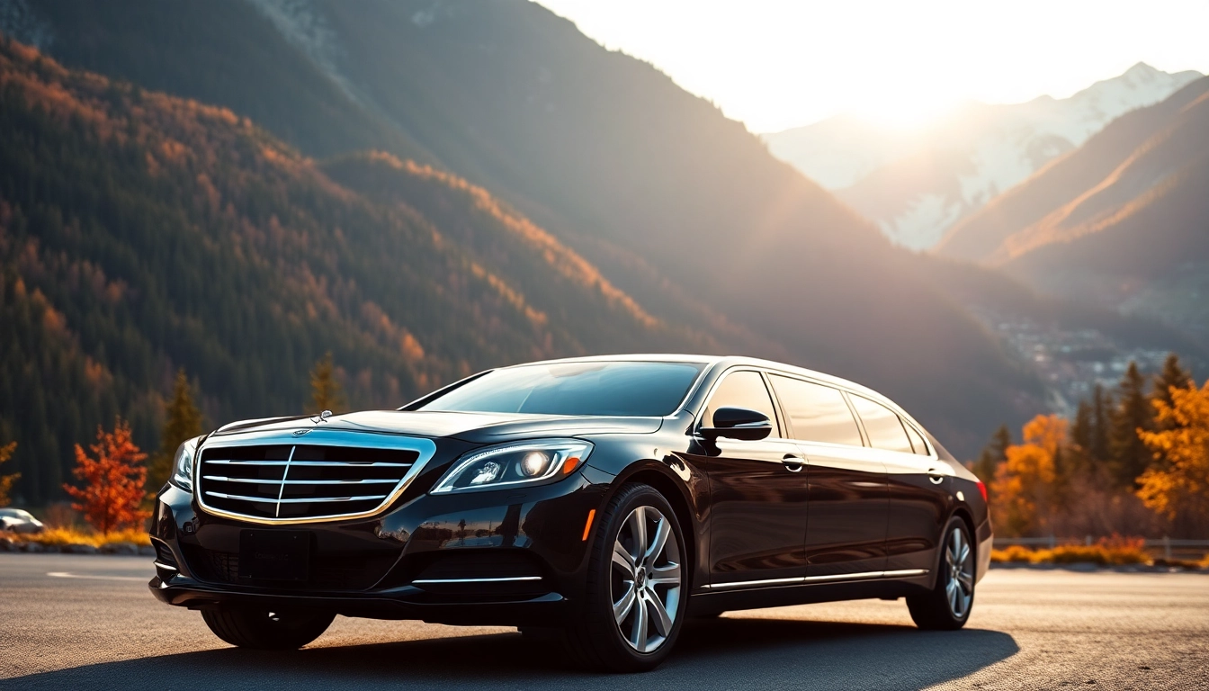 Book a luxurious vancouver to whistler limo ride amidst breathtaking mountain scenery.