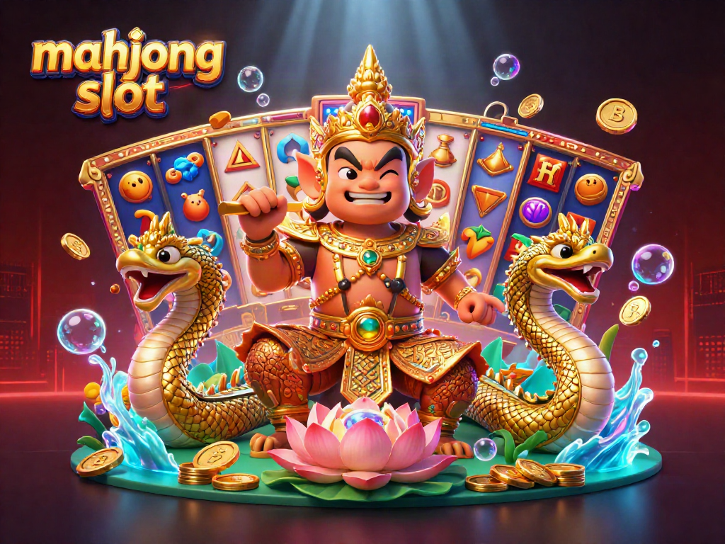 Spin the mahjong slot with vibrant symbols and characters for a thrilling gaming experience.