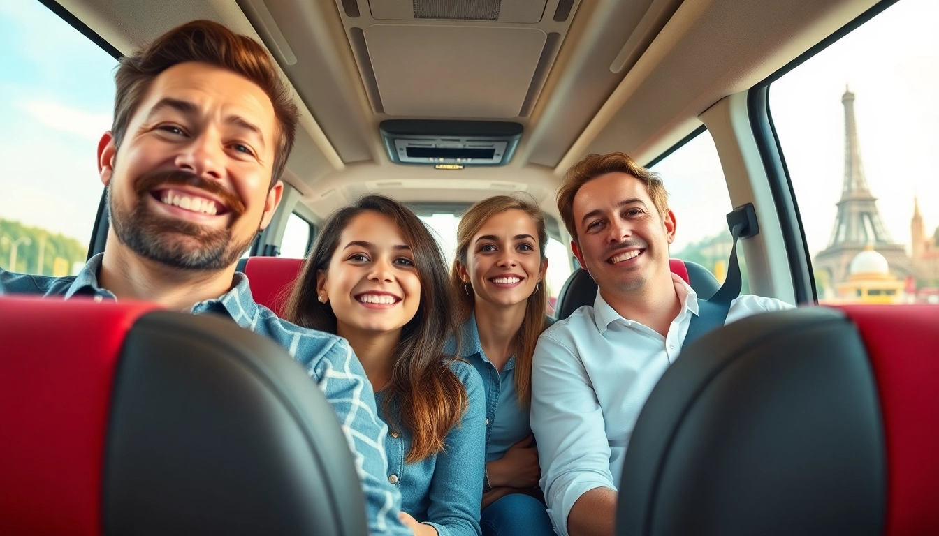 Enjoy seamless transfers from paris airport to disneyland in a comfortable shuttle experience with a family.