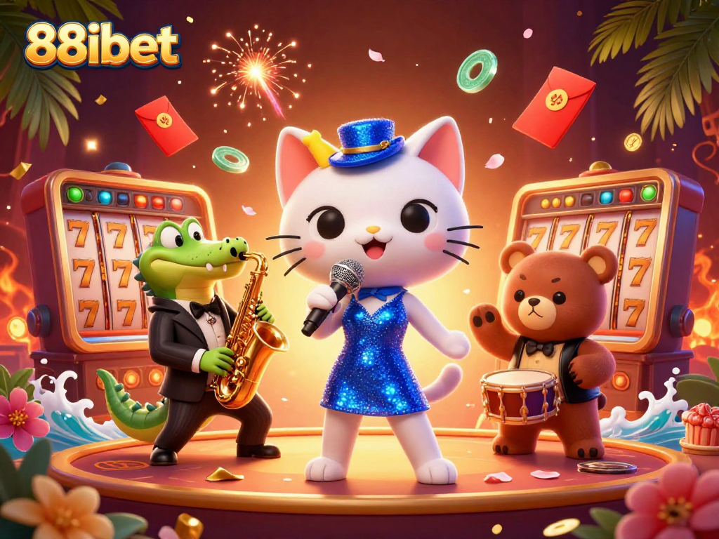 Experience thrilling wins at 88ibet with our vibrant casino atmosphere featuring dynamic characters and games.