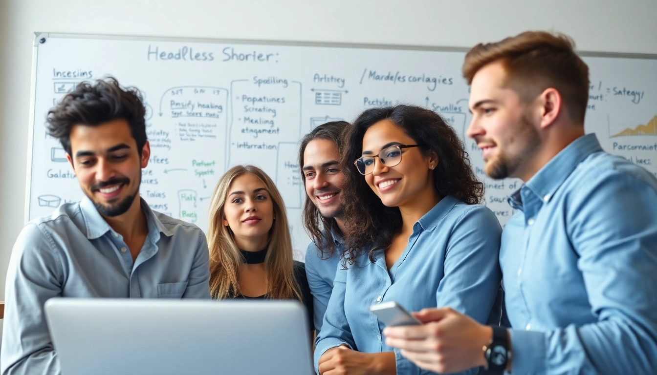 Engage businesses with Headless Shopify development strategies in a dynamic workspace.