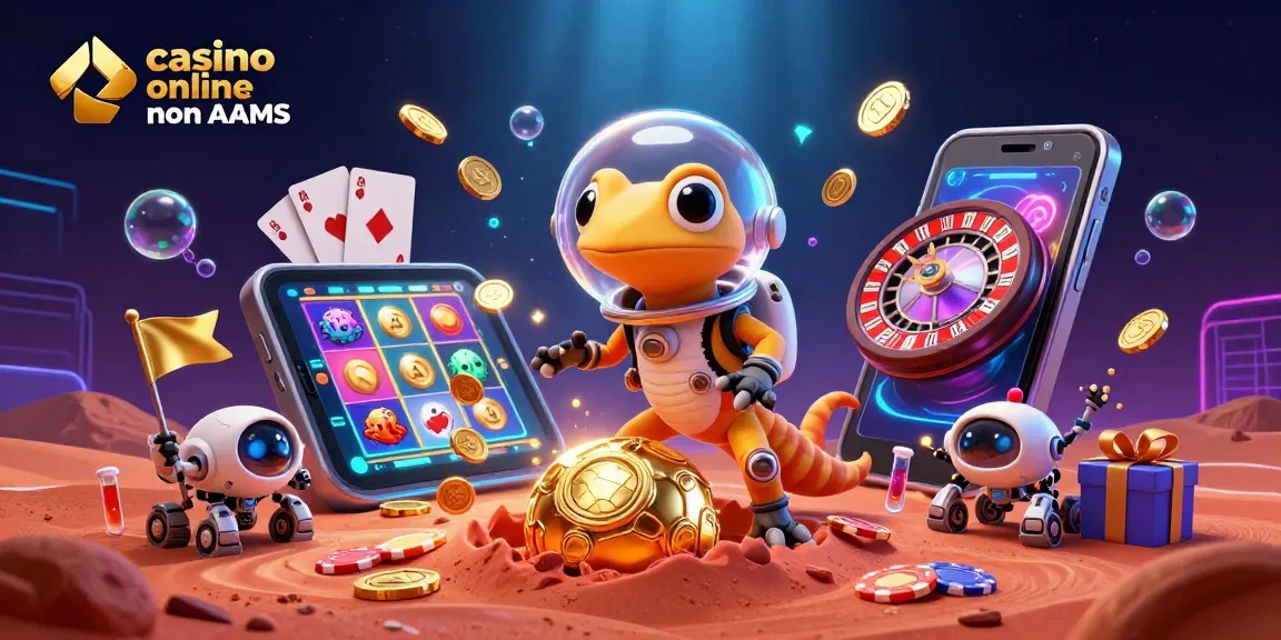 Giocatori si divertono con il casino online non AAMS, esplorando offerte e bonus esclusivi.