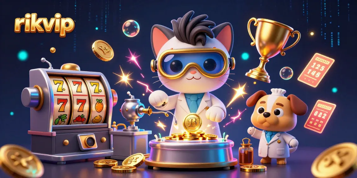 Play slots and win big at rikvip with exciting golden coins and dynamic casino elements!
