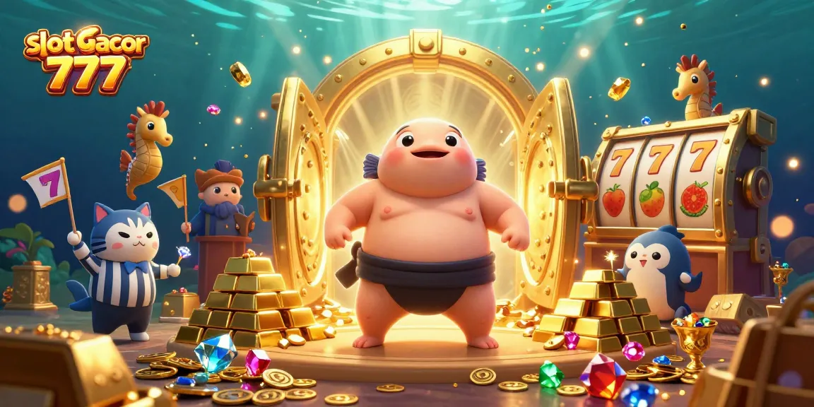 Engage with slot gacor 777 action in vibrant underwater casino filled with treasures and lively characters.