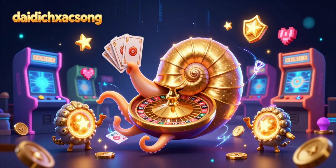 Experience the thrilling gameplay of daidichxacsong with unique character interactions and glowing casino elements.