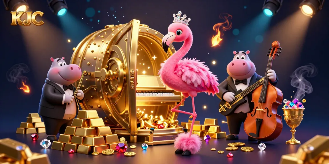 KJC enriches the gaming experience with vibrant visuals and stunning casino elements featuring singers and musicians.