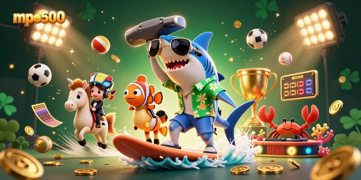 Engage with mpo500 while winning big amidst animated casino elements and vibrant characters.