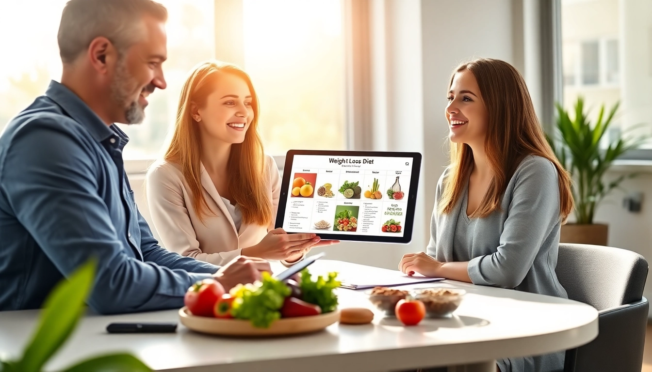 Nutritionist provides guidance on a Weight Loss Diet with healthy food options.