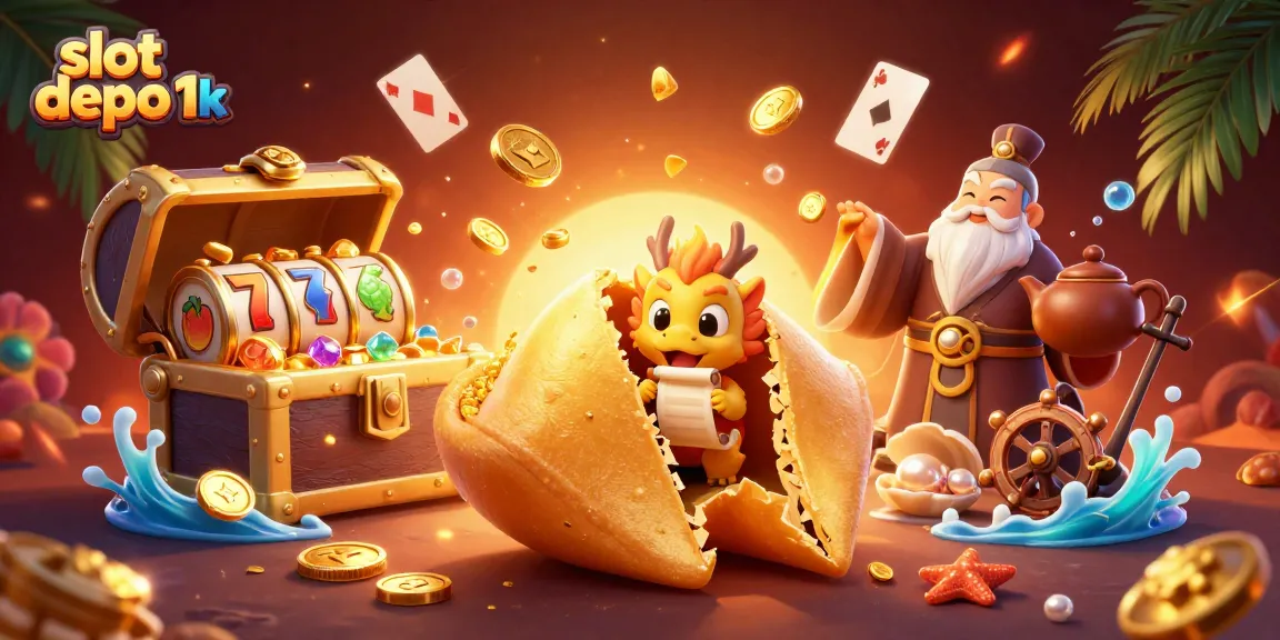 Menangkan jackpot besar di slot depo 1k dengan permainan mengesankan dan simbol keberuntungan.