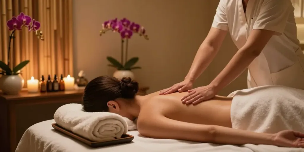 Nuru massage in Manhattan, invigorating spa treatment offering relaxation and rejuvenation in luxury.