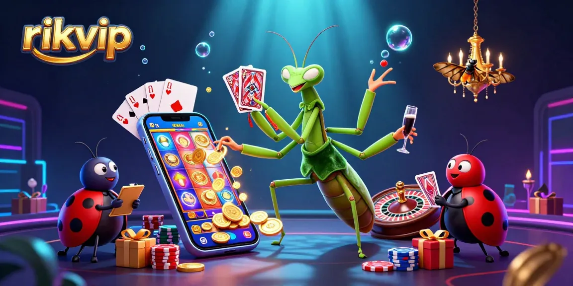 Experience the exciting gameplay of rikvip with a vibrant scene featuring dynamic characters and casino elements.