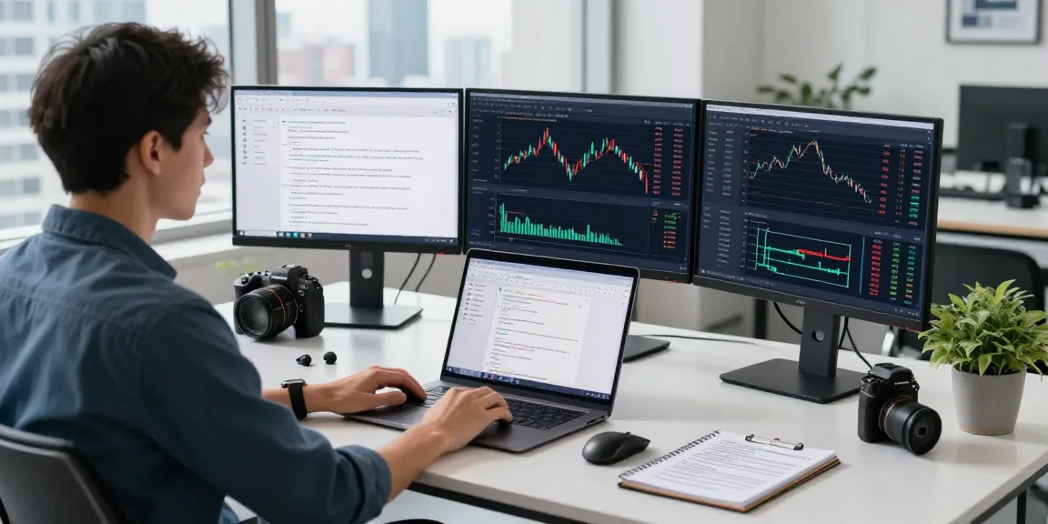 使用SGX个股实时报价接口的金融市场数据分析工作台,显示实时股票行情和交易策略。