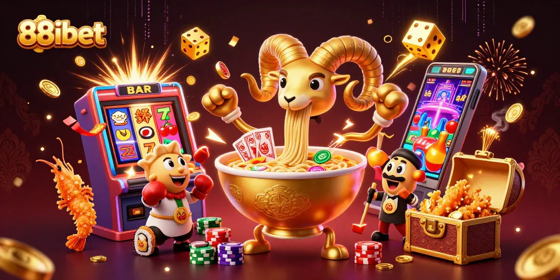 Engage in thrilling slots with 88ibet featuring vibrant 3D characters in a casino atmosphere.