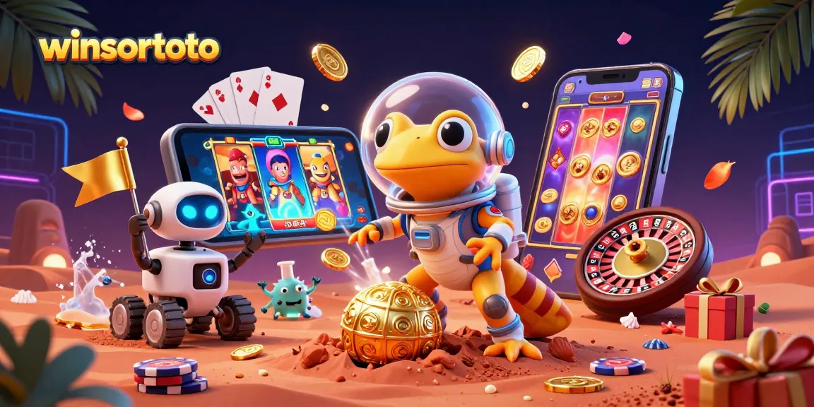 Menangkan pengalaman bermain bersama winsortoto dan kasino emas di Mars!