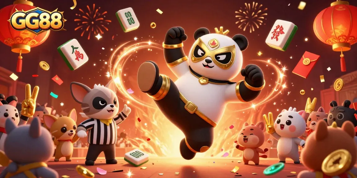 Experience excitement and winning chances at GG88 with a dynamic gambling scene illustration.