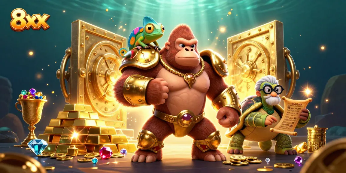 Experience the thrills of 8xx casino gaming with rich treasures and vibrant characters.