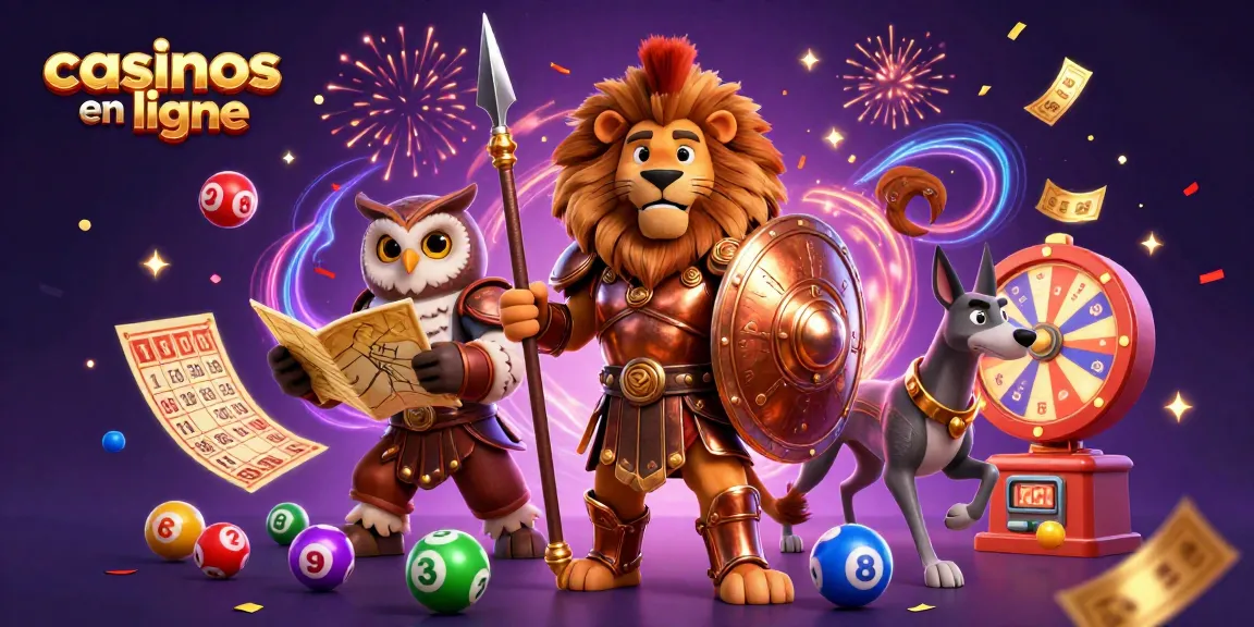 Gagnez avec les casinos en ligne grâce à des tirages de loterie vibrants et des jeux animés.